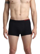 JACK & JONES Men’s Cotton Blend Trunks (Pack of 1) (12209130-BLACK/Navy Blazer_Black / Navy Blazer_XL)