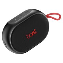 Boat (2025) Stone 110 Bluetooth Speaker With 3W Signature Sound, Up To 15Hrs Playback, Built-In Mic, Tws Feature, Bluetooth V5.4, Aux Port, Voice Assistant & Ipx4(Raging Black)