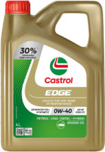 Castrol Edge 0W-40 Advanced Full Synthetic Engine Oil For Cars | Acea C3 | Full-Synthetic Engine Oil(4 L, Pack Of 1)