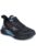 ABROS Torreto Running Sports Shoes Breathable Upper Fish Net with Phylon Sole Memory Foam Insole Casual Walking & Gym Shoes for Mens (Black/Slate Blue 7)