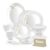 Treo by Milton Opalware Neuma Selene Dinner Set of 35 | Serving for 6|Microwave & Dishwasher Safe | Bone-Ash Free | Tempered Toughness | Plates, Bowls, Lid, Spoons | Crockery Set for Dining & Gifting