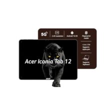 Acer Iconia Tab 12 5G| 12.2″,2.4K 90Hz IPS Display,450 Nit |1W *4 PureVoice Stereo Speakers| 8GB + 128GB (Expandable) | Wi-Fi + 5G, Fingerprint Reader,Slim Metal Body|Blue