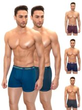Rupa Frontline Long Trunk For Men, 100% Cotton Material, Outer Elastic, Pack Of 5 Assorted-Color And Print May Vary