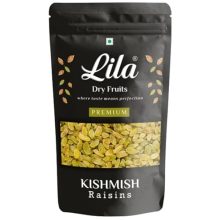 LILA DRY FRUITS Golden Raisin 1 kg | Premium Seedless Green Kishmish | Nutritious Dried Grapes Rich in Iron & Vitamin B | Ideal for Snacking, Baking, Cooking | Perfect for Gifting