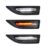 Aksmit Car Side Fender Light with 3 Colour Led Indicator Light (Black) For Scorpio