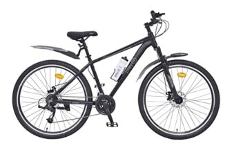 playR Atom 26 Inch Alloy – 21 Speed Bicycle – Front Wheel Shock Abs, Front & Rear Disc Brakes, Durable Bike, Heavy Duty City & Outdoor Cycle for Men & Women All Season