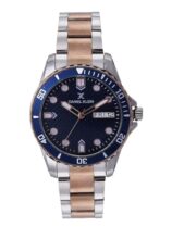 Daniel Klein Metal Analog Blue Dial Men’s Watch-Dk11926-5