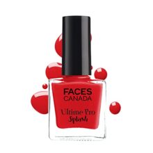 Faces Glossy Splash Nail Enamel, Hot Paprika 63, 8 ml
