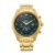 Titan Regalia Premium Quartz Chronograph with Date Forest Green Dial Gold Stainless Steel Strap Watch for Men – NT1830YM02