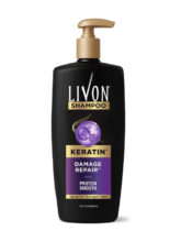 LIVON Keratin Shampoo for Women & Men |Repairs Damaged Hair |Smooth & 5x Stronger Hair(650 ml)
