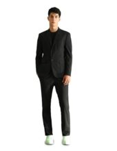Arrow Tailored Fit 2 piece Suit for Men – Single Breasted Blazer with Trouser, Coat Pant for Men – 42, Dark Grey