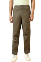 Allen Solly Mens Cargo Pants Olive