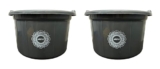 ARISTO Multipurpose Plastic Tub 32 LTR Aqua Grey Combo