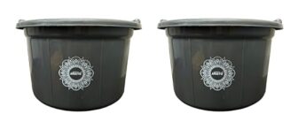 ARISTO Multipurpose Plastic Tub 32 LTR Aqua Grey Combo