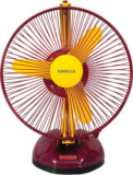HAVELLS 230 MM BIRDIE PERSONAL YELLOW MR FAN with 2 Year Warranty Table Fan(Yellow Maroon | Pack of 1)