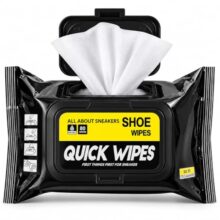 AL- FALAH Shoe Wipes Sneaker Cleaner – Instant Sneaker Cleaning Wipes, Quick Dirt & Stain Remover for Shoes, Portable Shoe Cleaning Kit for Sneakers, Leather, and Canvas(Packs of 80) Multicolor