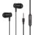 Kratos E02 Black Wired Earphones with 3.5mm Jack in-line Mic Control for Clear Calling & Music, Multi-Functional Controller,Sweat Resistant,Comfort Fit Wired Ear Phones,Compatibility with All Mobiles