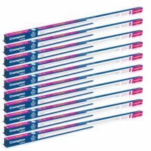 Crompton Laser Ray Maxx Pro 30W LED Batten | Energy Efficient Batten for Home | Warm White | Pack of 10