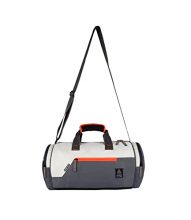 Gear Polyester Cross Training 22L Medium Water Resistant Travel Duffle Bag/Gym Bag/Sports Duffle For Men/Women – Grey Orange, 23.5 X 74 X 23.5 Centimeters