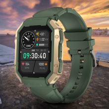 Fire-Boltt Cobra 1.78″ Amoled Army Grade Build, Bluetooth Calling With 123 Sports Modes. Smartwatch(Green Strap, Free Size)