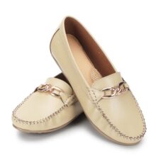 YOHO Bliss Comfortable Slip On Semi Casual Loafer for Women | Stylish Fashion Moccasins Range | Cushioned Footbed Finish | Flexible | Style & All-Purpose | Formal Office Wear Shoe Green