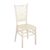 Nilkamal Glam Plastic Chair | Set of 2 | Royal Look with Balanced Posture Support | for Living Room, Dining Room, Garden, Cafes, Balconies, Weddings & Events | Steel Pearl White