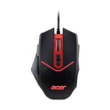 Acer Nitro Ergo-Comfort Wired Optical Gaming Mouse Ii (4200 Dpi/8 Buttons/Rgb: 6 Color Led Backlight/Paw3325 Sensor/Polling Rate 1Ms/1000Hz) Nmw120, Black