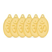 Whp Jewellers 12 Gram Yellow Gold Om Pendant